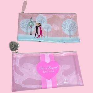 Too Faced Pink Cosmetic Bags